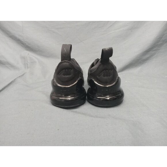 Nike Air Max 270 (PS) Sneakers Mesh Triple Black Size 1.5Y BRAND NEW NO BOX! - Picture 7 of 10